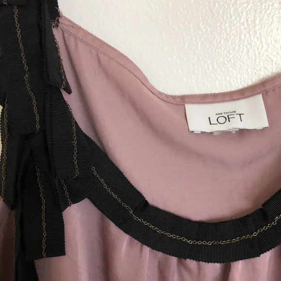 LOFT•Silky Mauve Tank Top - Picture 3 of 9